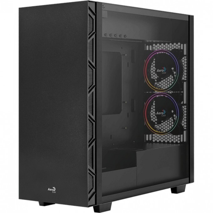 Корпус AEROCOOL FLO SATURN FRGB-G-BK-V1 без БП ATX 2xUSB2.0 2xUSB3.0 audio bott PSU, черный 1217782 Корпус AEROCOOL FLO SATURN FRGB-G-BK-V1 без БП ATX 2xUSB2.0 2xUSB3.0 audio bott PSU, черный 1217782