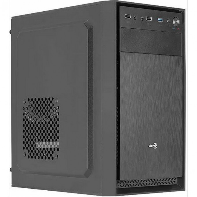 Корпус mATX AEROCOOL CS-104-S-BK-V1, Mini-Tower, без БП, черный 1440939 Корпус mATX AEROCOOL CS-104-S-BK-V1, Mini-Tower, без БП, черный 1440939