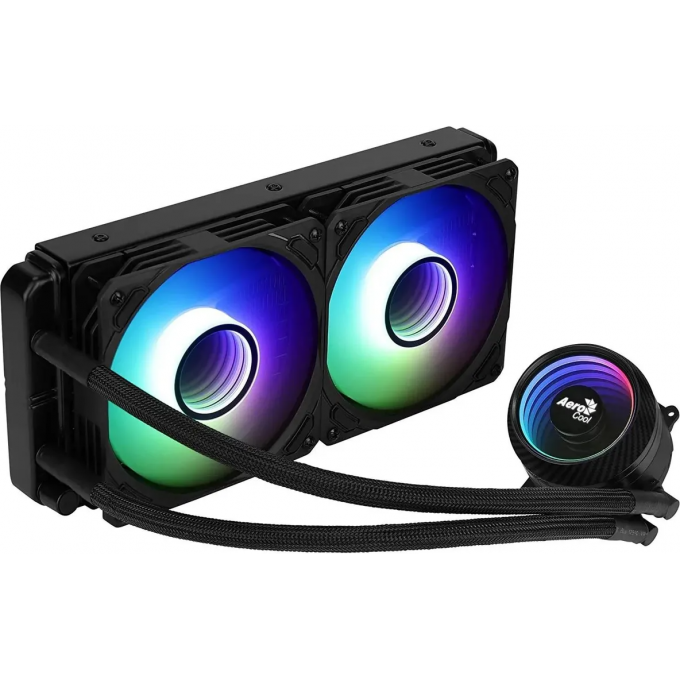 Система водяного охлаждения AEROCOOL MIRAGE L240 BLACK ARGB, Ret 2001498 Система водяного охлаждения AEROCOOL MIRAGE L240 BLACK ARGB, Ret 2001498