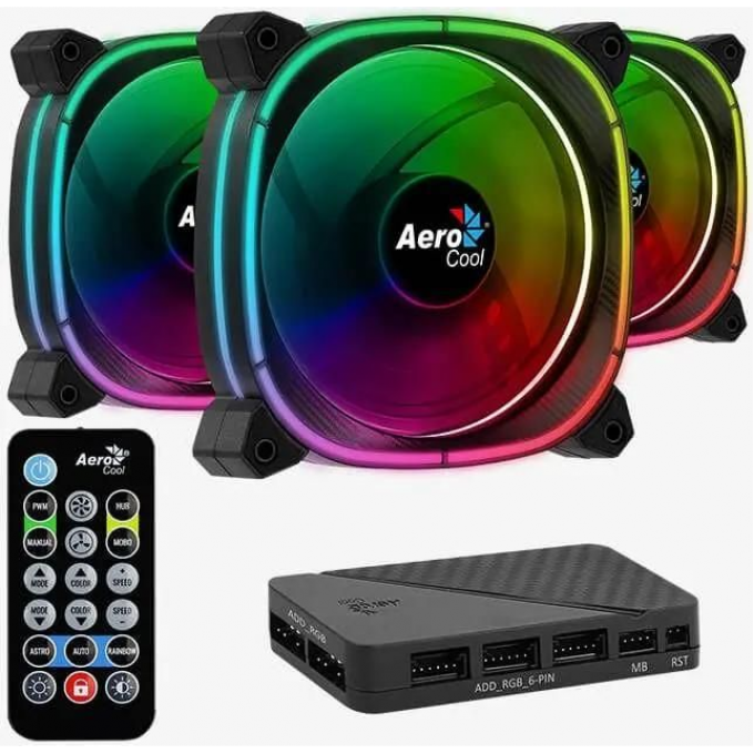 Вентилятор AEROCOOL ASTRO 12 PRO, 120мм, Ret 2004037 Вентилятор AEROCOOL ASTRO 12 PRO, 120мм, Ret 2004037